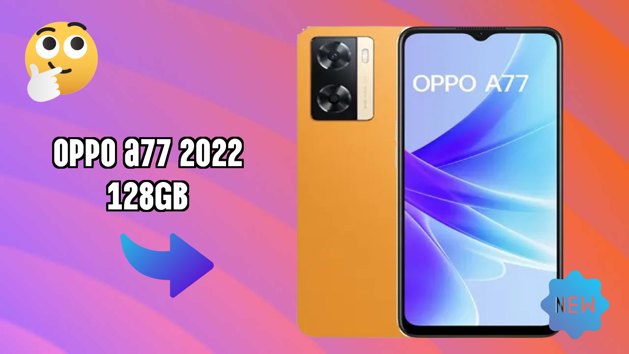 OPPO A77 2022 128GB Display Size: 6.56 Inches (16.66 Cm) Screen Test